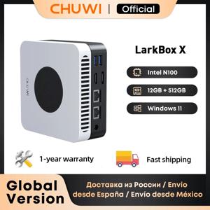 CHUWI LarkBox X 미니 PC 인텔 N100 /i3-1220P 12세대 인텔 프로세서 8GB/12GB RAM 256GB/512GB SSD WiFi 6 데스크탑 컴퓨터