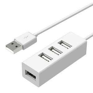미니 4 포트 USB 허브 USB 스플리터 허브 어댑터 고속 허브 USB 2.0 분배기 변환기 PC 컴퓨터 액세서리 용 올인원