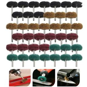 5-20pcs 미니 드릴 연마 브러시 나일론 버핑 연마 휠 Dremel 로타리 핸드 툴 액세서리 세트 녹 제거제