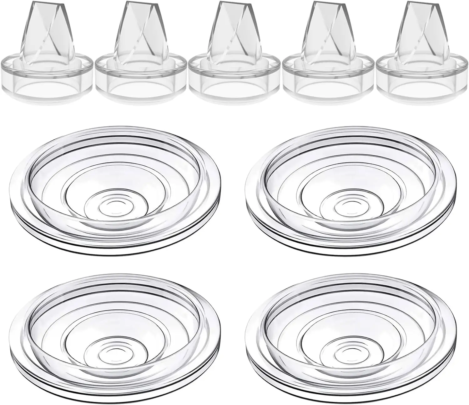 실리콘 Duckbill 밸브 및 실리콘 다이어프램, S12Pro/S9Pro/S12/S9 웨어러블 유축기 부품 교체와 호환 가능