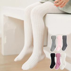 0 ~ 12 세 빗질 된 면화 어린이 스타킹 케이블 니트 소녀 팬티 스타킹 고품질 따뜻한 스타킹 아기 소녀 옷