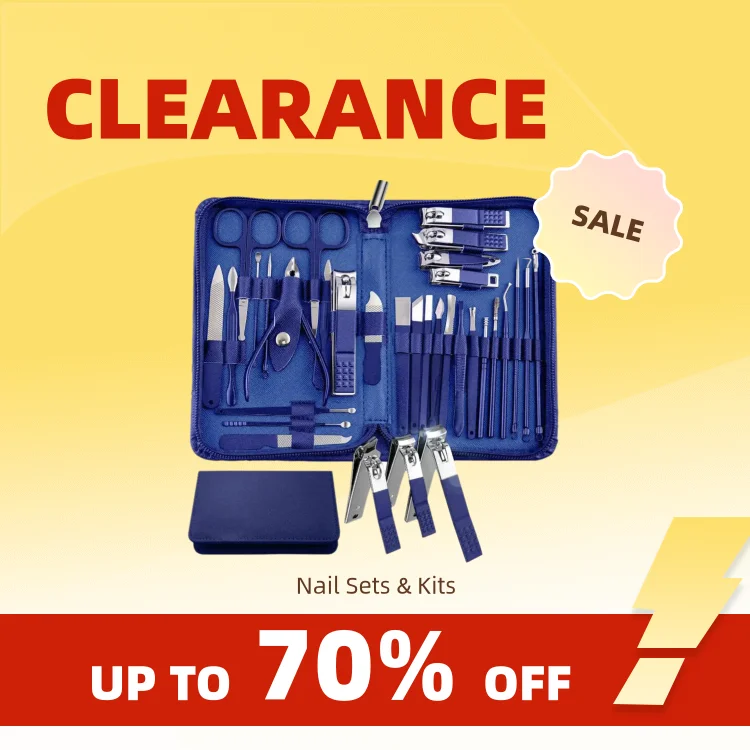 Clearance_30 PCs 매니큐어 커터 손톱깎이 세트 가정용 스테인레스 스틸 매니큐어 키트 손톱깎이 페디큐어 손톱 가위 T