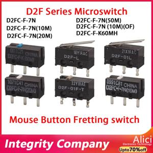 1-10 개/몫 D2FC 기존 OMRON 마우스 버튼 Fretting D2FC-F-7N 10M 20M D2FC-F-K 50M 마우스 마이크로 스위치