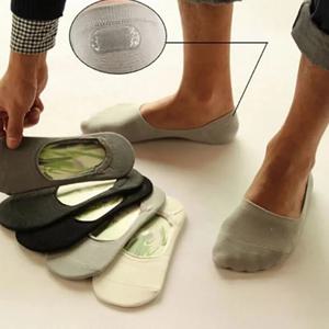 6 짝/몫 남성용 대나무 통기성 보이지 않는 양말 로우 컷 캐주얼 코튼 보트 미끄럼 방지 쇼 없음 고품질 양말