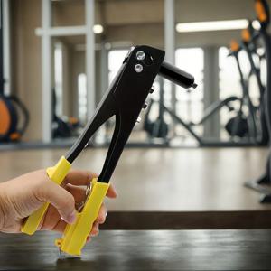 헤비 듀티 리벳터 세트 팝 리벳 건 (120개 네일 포함) 블라인드 리벳 모음 키트 수공구 리벳 너트 도구 DIY 프로젝트용