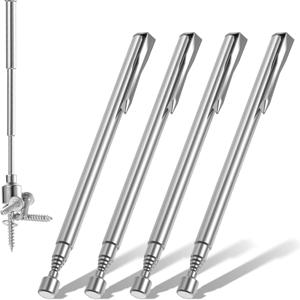 1pc 텔레스코픽 확장형 자석 펜 마그네틱로드 픽업 도구 개폐식 자동차 수리 기계 유지 보수 차고 워크샵 도구