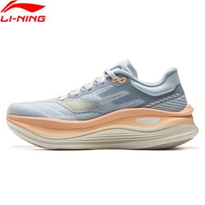 Li-Ning 여성용 YUEYING 5 PRO 와이드 토 박스가 있는 최적화된 쿠션 런닝화 SUPER BOOM 반사 리닝 스니커즈 ARHV014