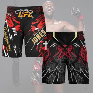 UFC 존 존스 UFC 309 시리즈 복싱 반바지 남성 여성 루즈 통기성 속건성 파이팅 반바지 스트리트 패션 캐주얼 반바지