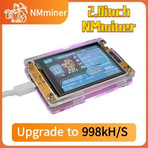 NMMiner NerdMiner V2 ESP32-2432S028R 스마트 디스플레이 2.8인치 럭키 마이너, 해시레이트 암호화폐 로터리 960KH/s 비트코인 DROOM용
