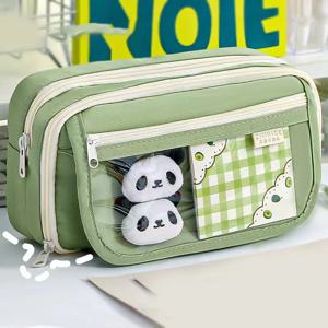 여아용 투명 필통 중학생 및 초등학생을 위한 새로운 대용량 필통 High Appe