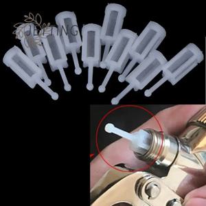 10/20/50개, 스프레이 건 필터 미세 메시, 일회용 중력 공급 스프레이 건 페인트 스트레이너