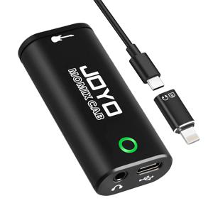 JOYO MOMIX CAB 미니 오디오 믹서 기타 사운드 카드 USB 인터페이스 스마트 폰 및 PC 라이브 녹음을위한 스테레오 오디오 출력