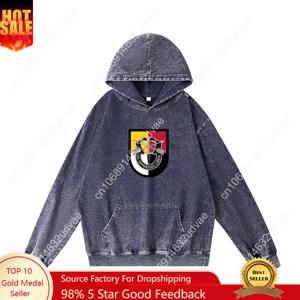 미국 특수부대 3차 특수부대 SFG 후드티 레트로 후드 스웨트셔츠 남녀 청소년 풀오버 스웨트셔츠 맞춤형 상의