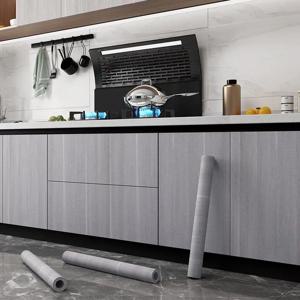 2M /5M 방수 자체 접착 벽지 나무 주방 Meuble 비닐 벽지 스티커 캐비닛 룸 장식 방수 벽 스티커