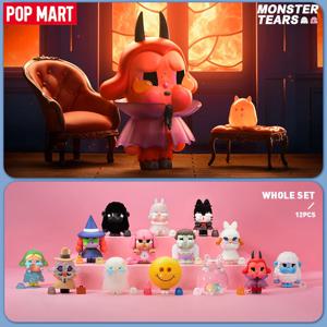 POP MART CRYBABY Monster Tears 시리즈 미스터리 박스 1PC/12PCS POPMART 블라인드 박스 Cry Baby 주문당 2개/2세트로 제한됨
