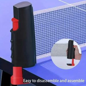 범용 개폐식 탁구 네트 휴대용 탁구 훈련 네트 랙 어디서나 개폐식 네트 랙 운동 장비