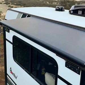 STLF Awnlux W5250 5륜 슬라이드 아웃 RV 어닝 토퍼 카라반 RV 어닝 캠핑 트레일러용