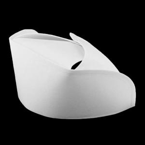 여성용 빈티지 간호사 모자, 폴리스터 직원 유니폼 의상 액세서리, 흰색