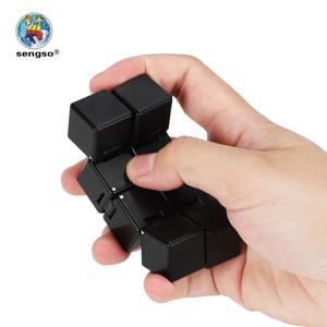 SENGSO 인피니티 큐브, Fidget Cube 새 버전 스트레스 및 불안 완화/ADHD를 위한 Fidget Finger Toys, 매우 내구성이 뛰어난 감각 선물