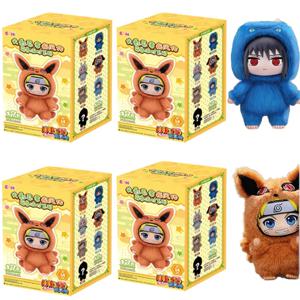 EAKI 나루토 블라인드 박스 Shippuden 나루토 우즈마크 사스케 카카시 파티 시리즈 인형 수제 장식 장난감 컬렉션 선물