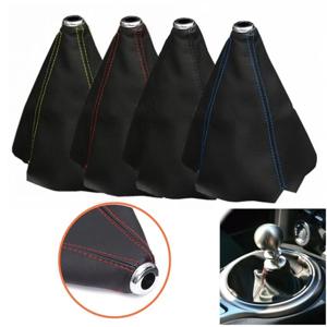 16mm 범용 자동차 기어 시프트 칼라 Pu 가죽 자동차 시프트 칼라 자동 자동차 수동 시프트 레버 노브 시프트 부츠 커버 레깅스