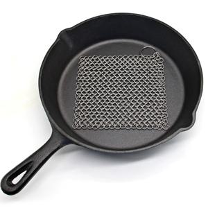 10/15/20cm 주철 클리너 주방 녹 제거 냄비 프라이팬 청소 스크러버 스틸 녹 제거기 스크레이퍼 브러시 키트 금속 청소 브러시