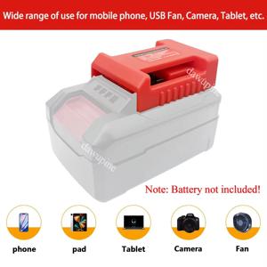 에인헬, 디월트 20V, 밀워키 18V 리튬 배터리, 마키타 노트북, 휴대폰 고속 충전 USB 타입 C 파워뱅크