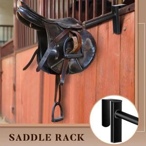 안장 패드 랙 벽걸이 형 안장 보관 랙 승마 장비 룸 헛간 차고 야외 훈련을위한 공간 절약 장비