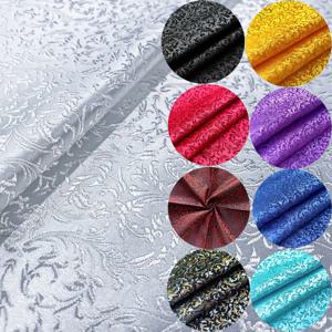 고품질 브로케이드 자카드 밀 꽃 패턴 다마스크 새틴 원단 DIY 치파오 드레스 장식 천 재봉 재료