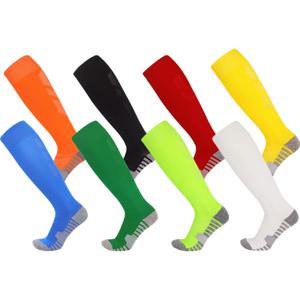 화이트 블랙 줄무늬 축구 축구 양말 남성용 십대 어린이 소년 송아지 야구 럭비 운동 양말 여성 소녀