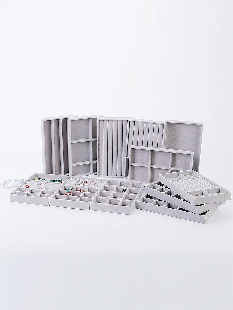 1 세트, (8PCS 포함) 몰려들 보석 상자 보석 트레이
