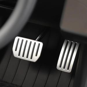 테슬라 모델 3 Y 주니퍼 2025 2026 알루미늄 합금 풋 페달 가속 페달 연료 브레이크 페달 커버 교체용