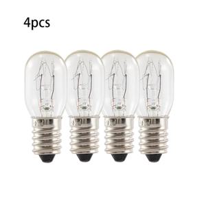 E14 소금 램프 구형 전구 220-240V 15W 관형 필라멘트 전구, 레인지 후드, 재봉틀의 유리 전구 교체에 사용됩니다.