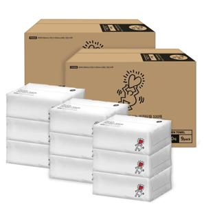 한예지 키스해링 뽑아쓰는 키친타올 100매 18팩