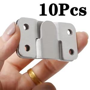 10pcs 스테인레스 스틸 매달려 버클 삽입 그림 프레임 거울 프레임 매달려 그림 버클 침대 거울 그림 프레임 버클