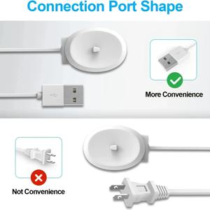 더 많은 안전을 위해 1개 전동 칫솔 교체용 충전기 대부분의 오랄비 칫솔과 호환 가능