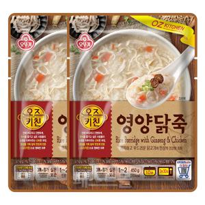 오뚜기 오즈키친 영양닭죽 450g 2개