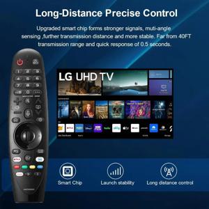 새로운 AN-MR20GA AKB 75855501   많은 LG 모델에 대한 LG 스마트 TV용 음성 및 포인터 기능 리모컨 포함