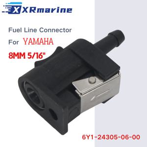 8mm 5/16 ''연료 라인 파이프 커넥터 Yamaha Parsun Hidea 선외 모터 엔진 보트 액세서리 여성 호스 어댑터 조인트에 적합