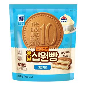 대림 옛날 십원빵 크림치즈 270g