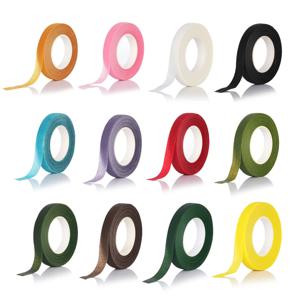 인공 꽃 꽃무늬 테이프 수술 포장 꽃집 녹색 테이프, 자체 접착 꽃다발 꽃줄기 테이프 공예 용품