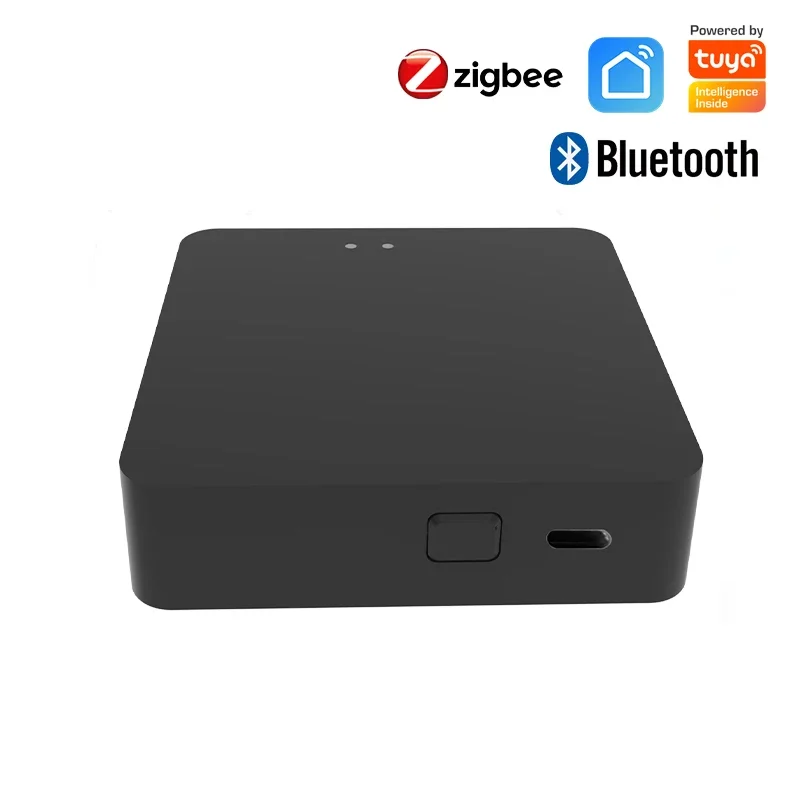 Tuya 다중 모드 게이트웨이 ZigBee Bluetooth 허브 유형 C 포트 스마트 가전 제품 리모컨 브리지 Alexa Google 홈 음성