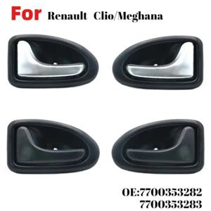 르노 메간 I 1995-2002 클리오 II 1998-2008 세닉 I 1999-2005 트래픽 II 2001-2014 차량용 내부 도어 핸들 - 교체 부품