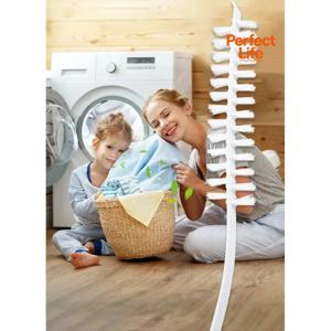 1/2개입 긴 유연한 청소 브러시 다목적 먼지 제거기 세탁기 건조기 라디에이터 먼지 제거기 스크러버 - 가정용 청소