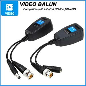 1CH 패시브 발룬 RJ45 CCTV 비디오 트랜시버 동축 BNC HDCVI HDTVI AHD 아날로그 고화질 카메라 용 전원 커넥터 공급