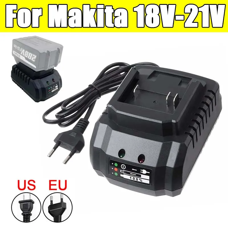 마키타 모델용 새롭게 업그레이드된 충전기 18V 21V 전동 드릴 전동 렌치 앵글 그라인더 충전기 전동 공구 배터리 충전기