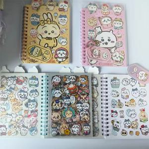 귀여운 치이카와 스티커 노트북 3-in-1 만화 고품질 스티커 저널 플래너 재미있는 스티커로 DIY 문구류 만들기
