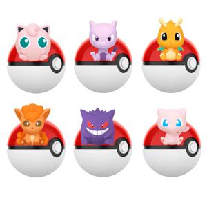 포켓몬 애니메이션 블라인드 박스 포켓볼 액션 피규어 겐가르 뮤츠 미니 뮤 인형 FUNISM 오리지널 정품 모델 장식품 장난감 선물