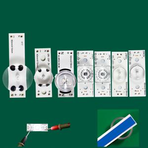 21-120 인치 TV 용 20 개 범용 LED 백라이트 스트립 3V 6V SMD 램프 구슬 광학 Len Fliter TV 수리 간단한 유지 보수