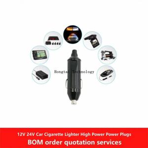 12V 24V 자동차 트럭 차량 담배 라이터 높은 전원 공급 장치 플러그 20A 퓨즈 튜브 범용 자동 충전기